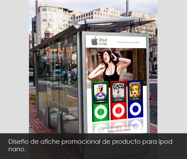 Pieza digital Promocional Ipod