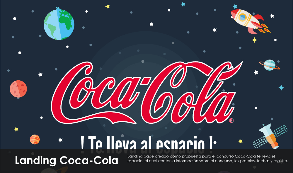 Landing Coca Cola al Espacio